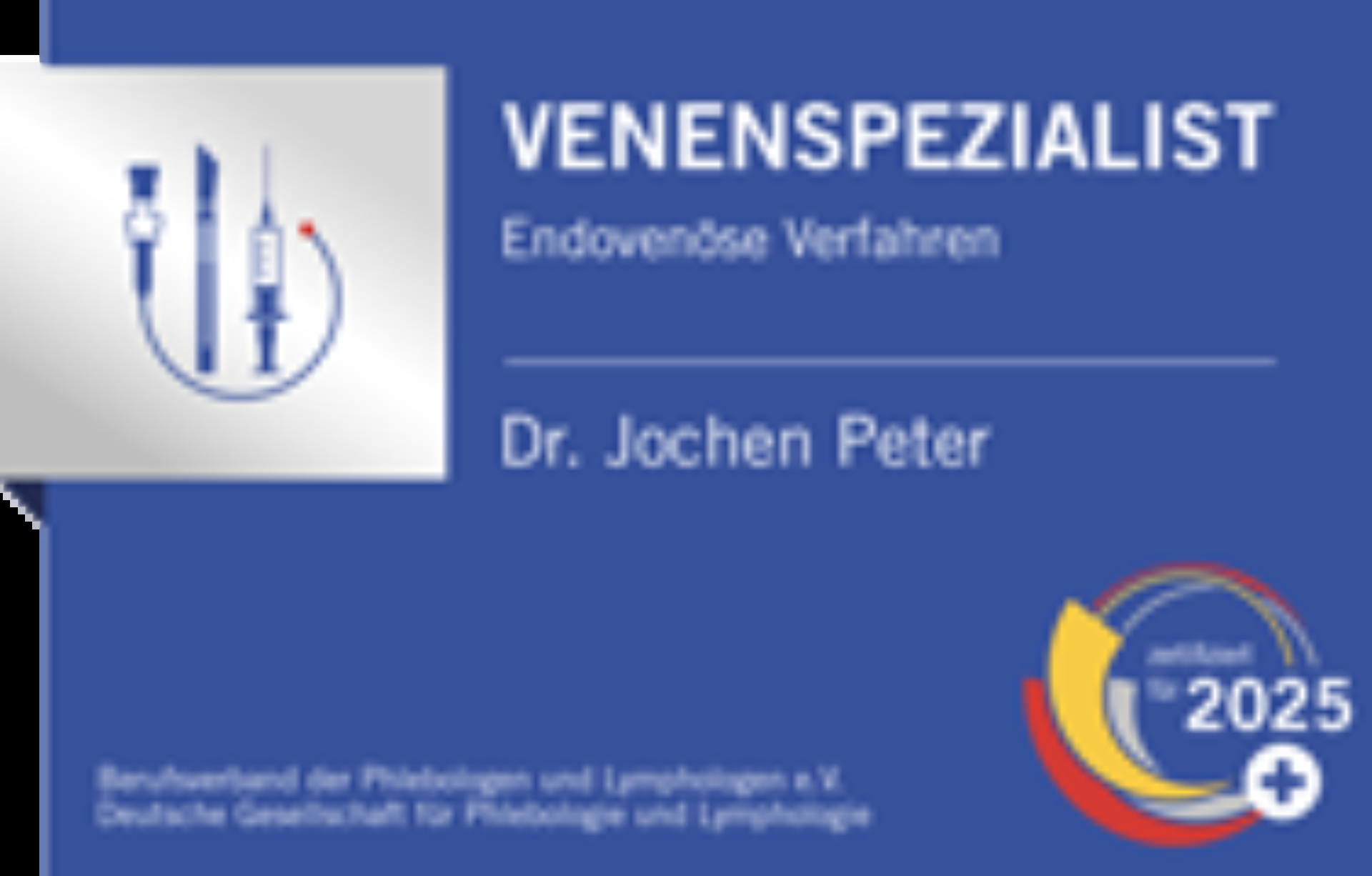 Venenspezialist Dr Jochen Peter